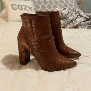 Snake Skin print boots
